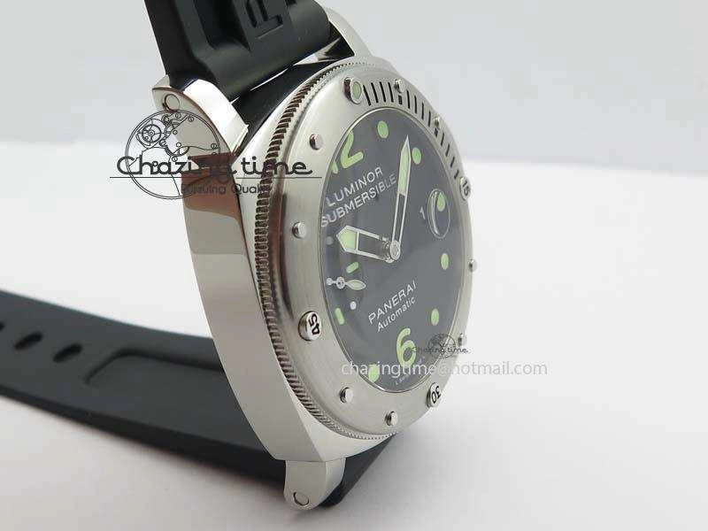 PAM024 R V6F Best Edition Black Dial On Black Rubber Strap A7750
