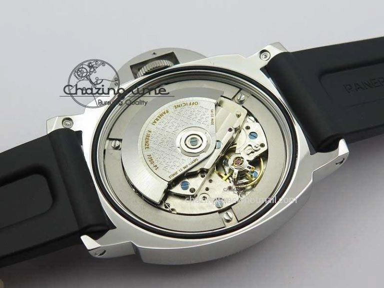 PAM024 R V6F Best Edition Black Dial On Black Rubber Strap A7750