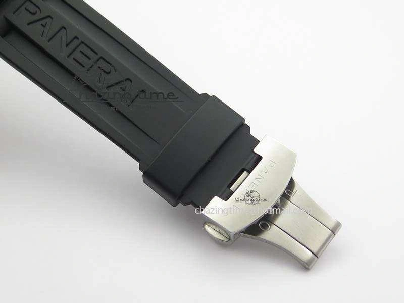 PAM024 R V6F Best Edition Black Dial On Black Rubber Strap A7750