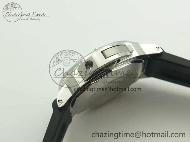 PAM024 XF 1:1 Best Edition Black Dial On Rubber Strap A7750 V2