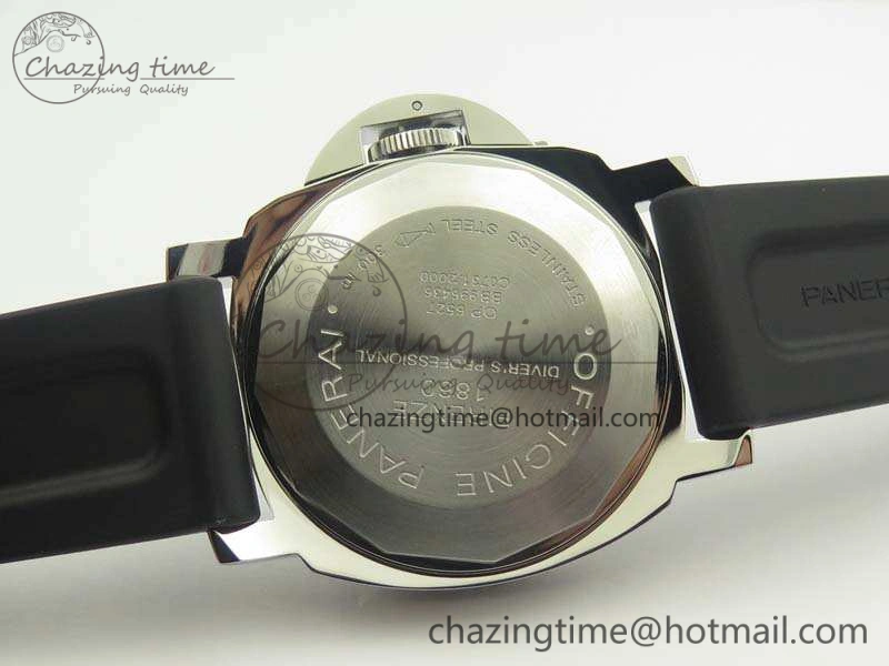 PAM024 XF 1:1 Best Edition Black Dial On Rubber Strap A7750 V2