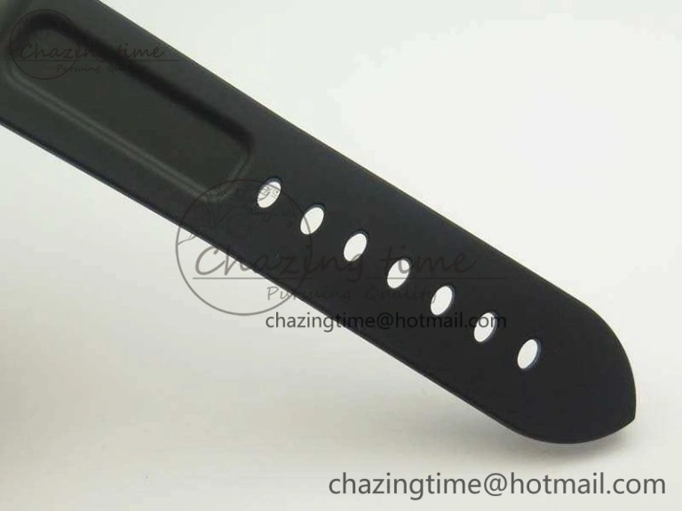 PAM024 XF 1:1 Best Edition Black Dial On Rubber Strap A7750 V2