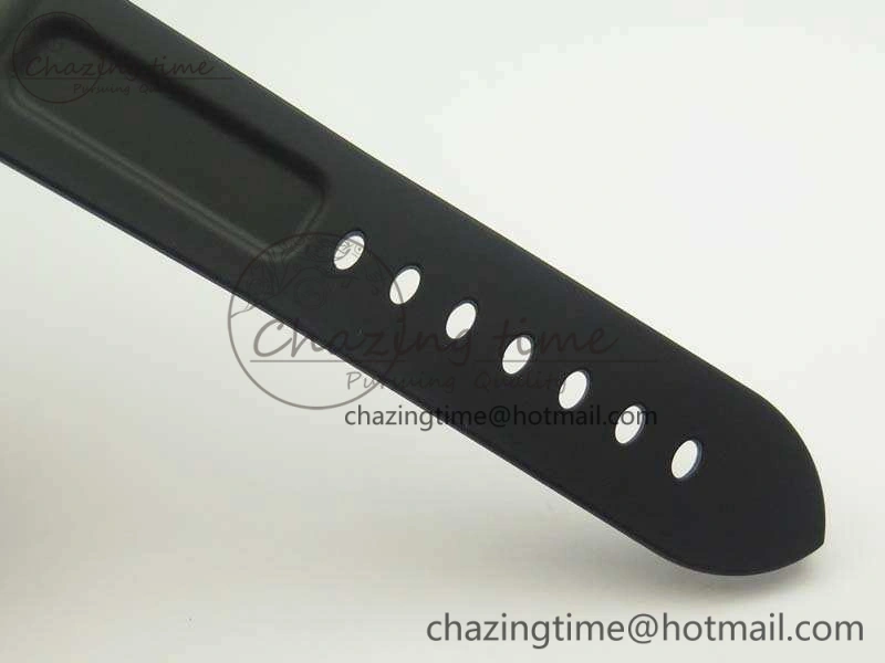 PAM024 XF 1:1 Best Edition Black Dial On Rubber Strap A7750 V2