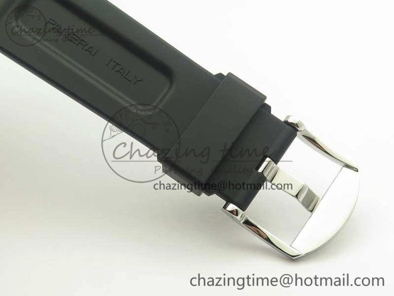 PAM024 XF 1:1 Best Edition Black Dial On Rubber Strap A7750 V2