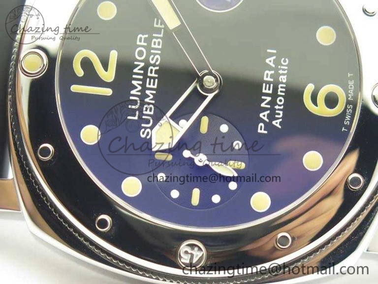 PAM024 XF 1:1 Best Edition Black Dial On Rubber Strap A7750 V2