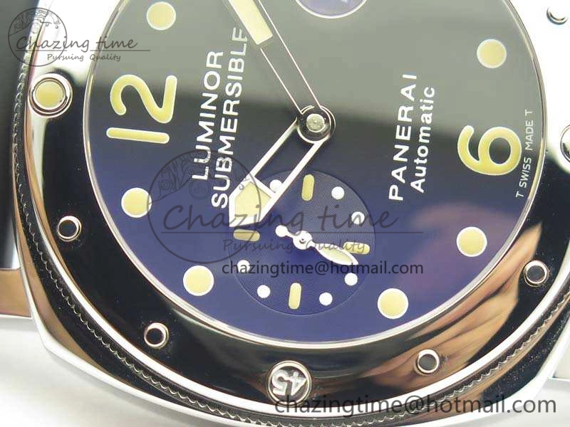 PAM024 XF 1:1 Best Edition Black Dial On Rubber Strap A7750 V2
