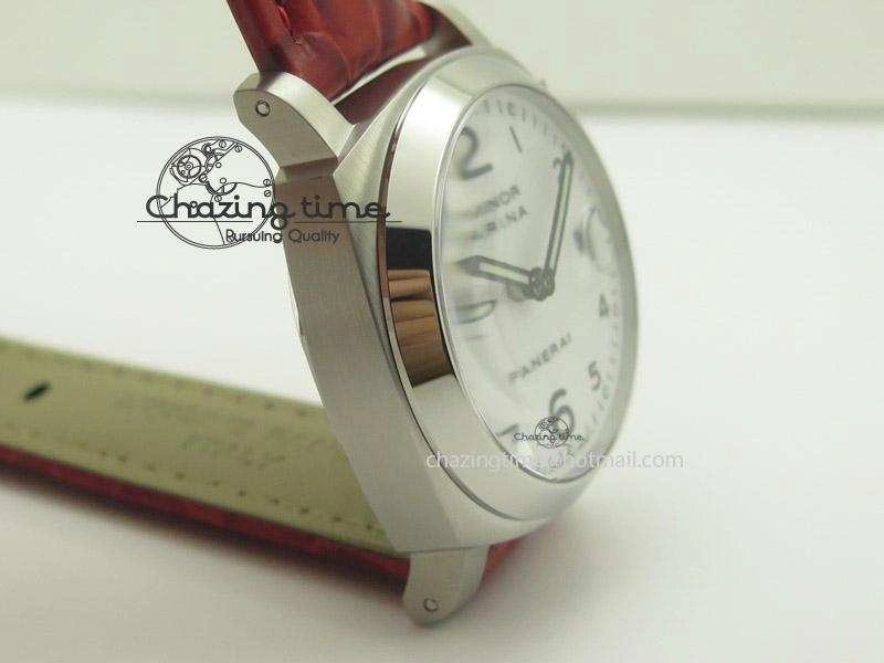PAM049 F V6F 1:1 Best Edition On Red Leather Strap A7750