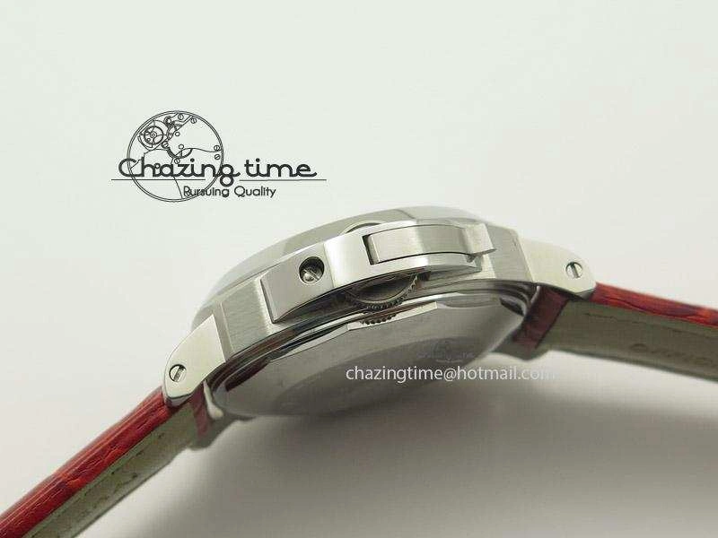 PAM049 F V6F 1:1 Best Edition On Red Leather Strap A7750