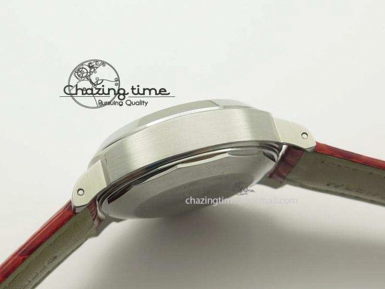 PAM049 F V6F 1:1 Best Edition On Red Leather Strap A7750