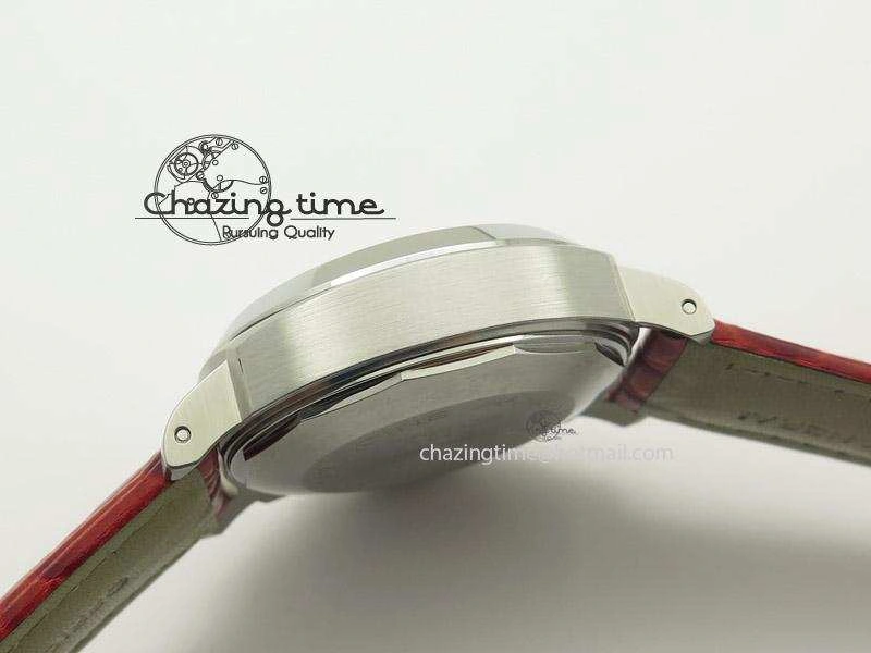PAM049 F V6F 1:1 Best Edition On Red Leather Strap A7750