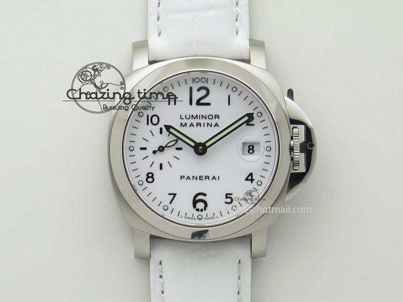 PAM049 F V6F 1:1 Best Edition On White Leather Strap A7750