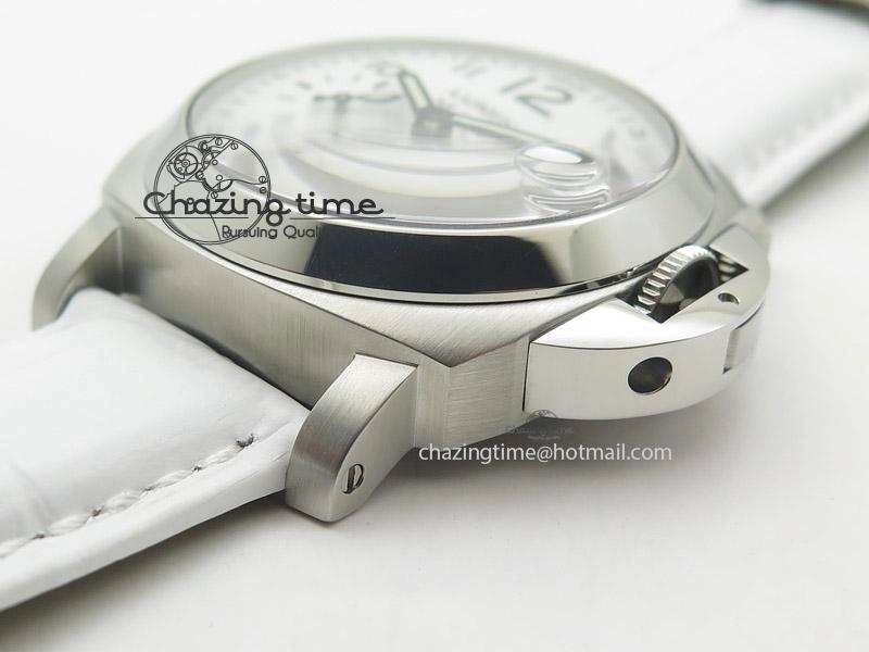 PAM049 F V6F 1:1 Best Edition On White Leather Strap A7750
