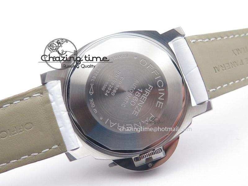PAM049 F V6F 1:1 Best Edition On White Leather Strap A7750