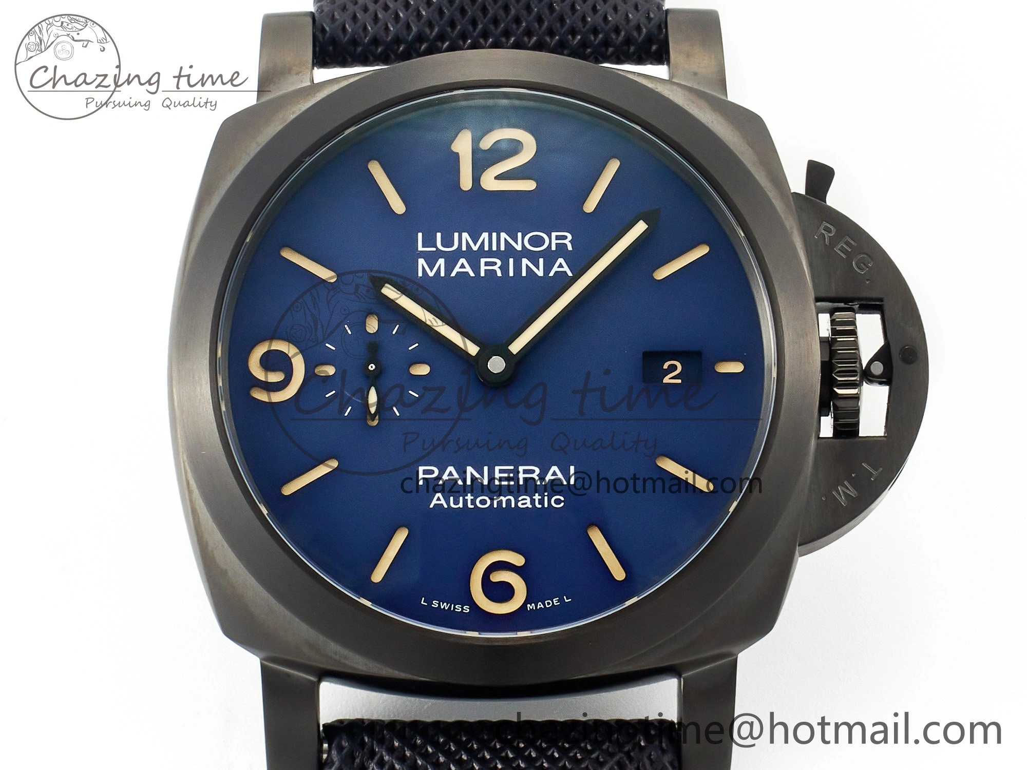 PAM1021 W TTF 1:1 Best Edition on Blue Nylon Strap P9010