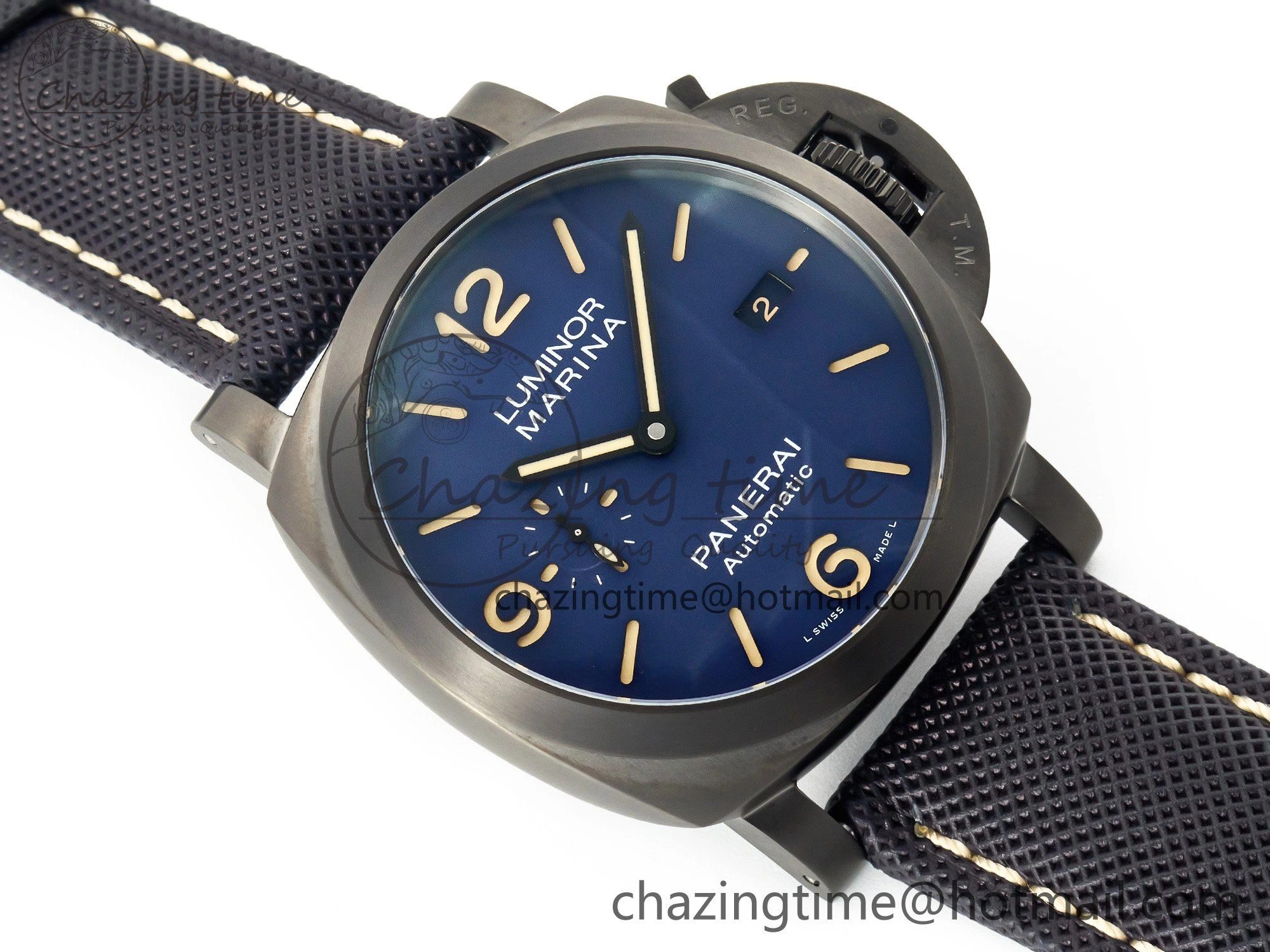 PAM1021 W TTF 1:1 Best Edition on Blue Nylon Strap P9010