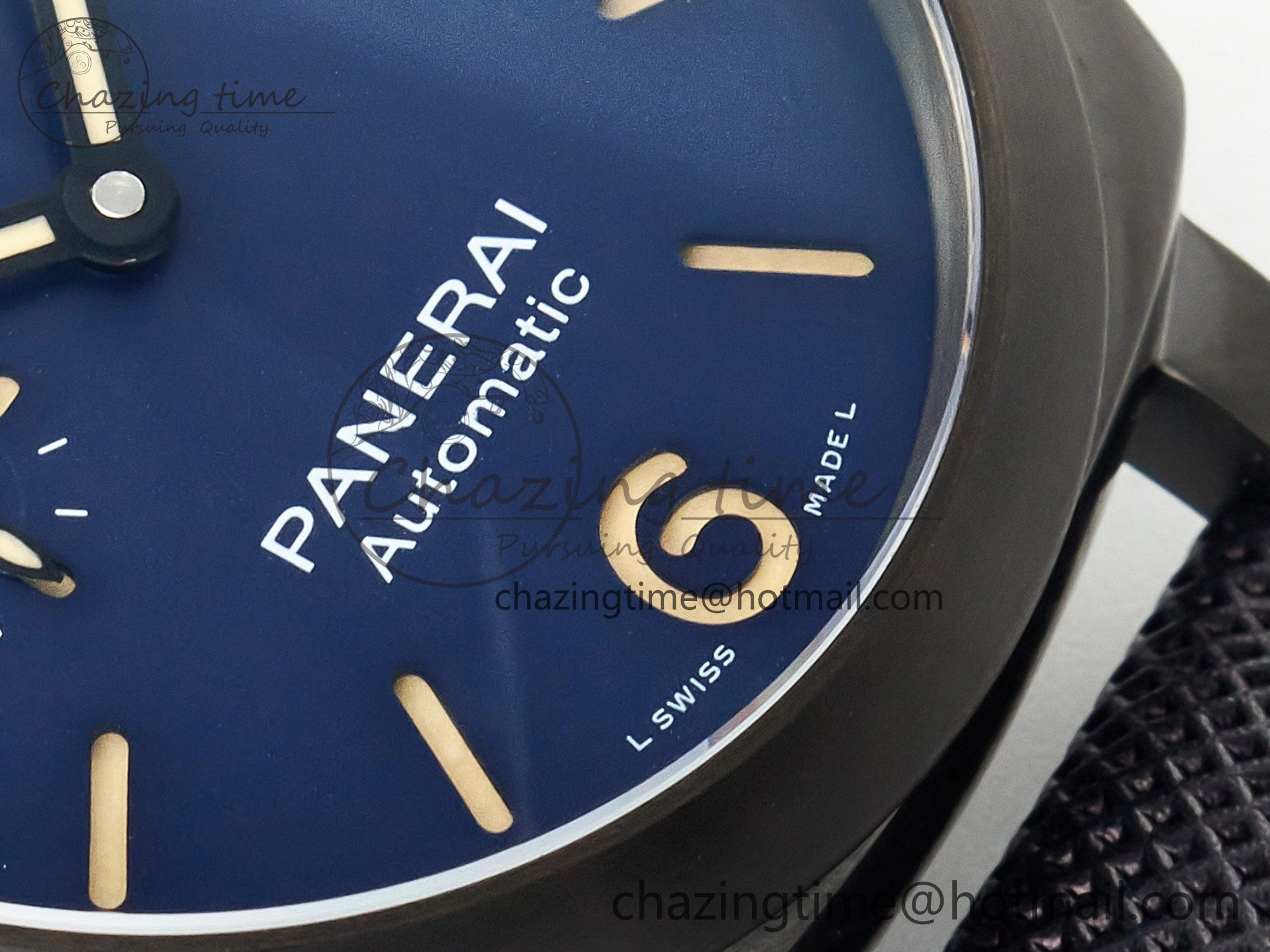 PAM1021 W TTF 1:1 Best Edition on Blue Nylon Strap P9010