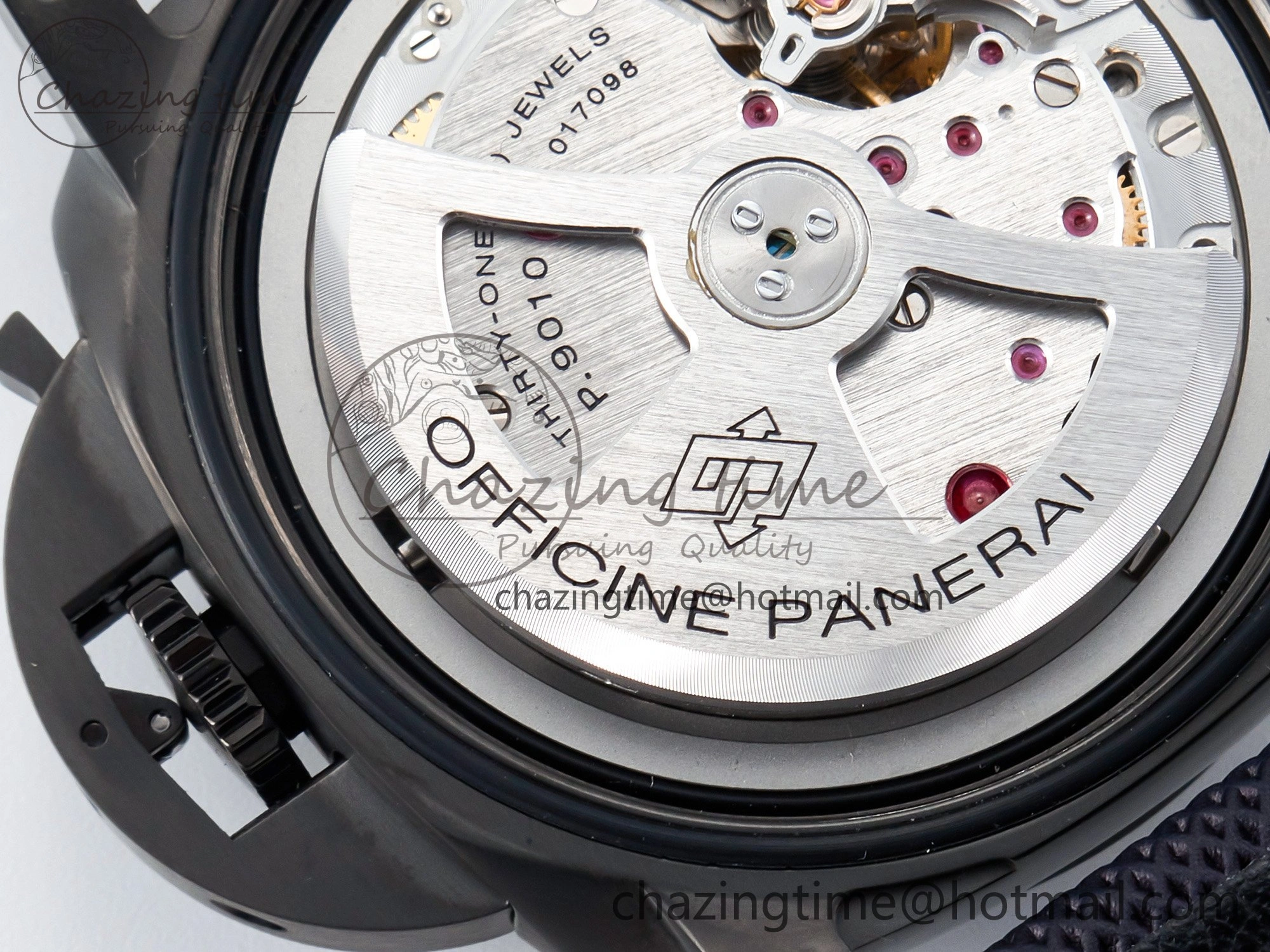 PAM1021 W TTF 1:1 Best Edition on Blue Nylon Strap P9010