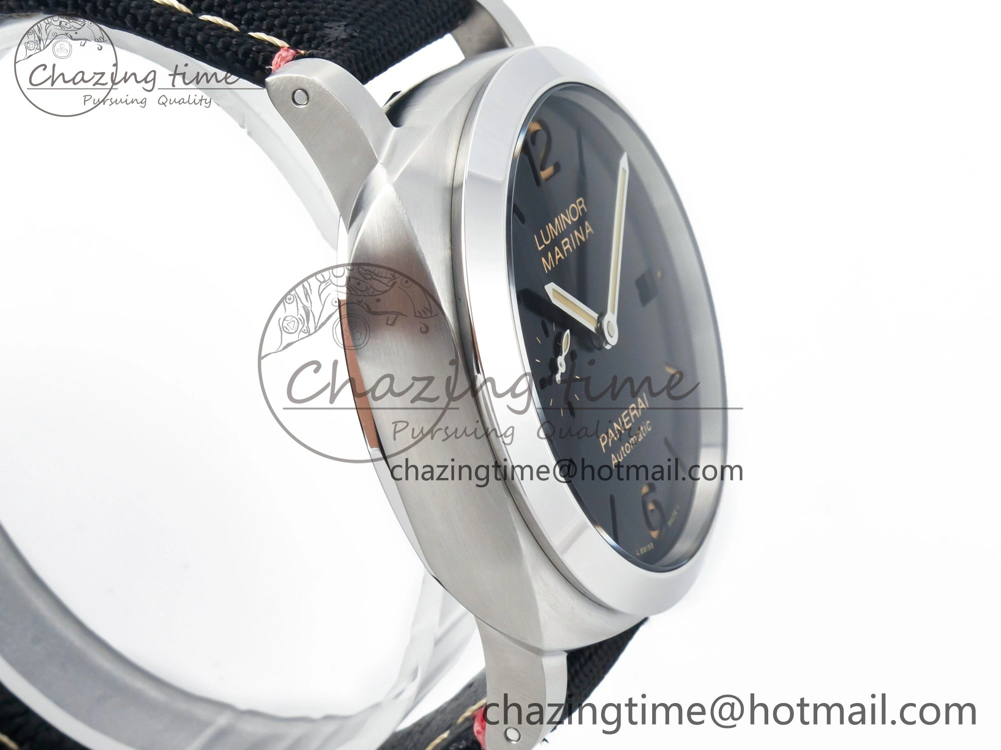 PAM1025 V TTF 1:1 Best Edition on Black Leather Strap P9010