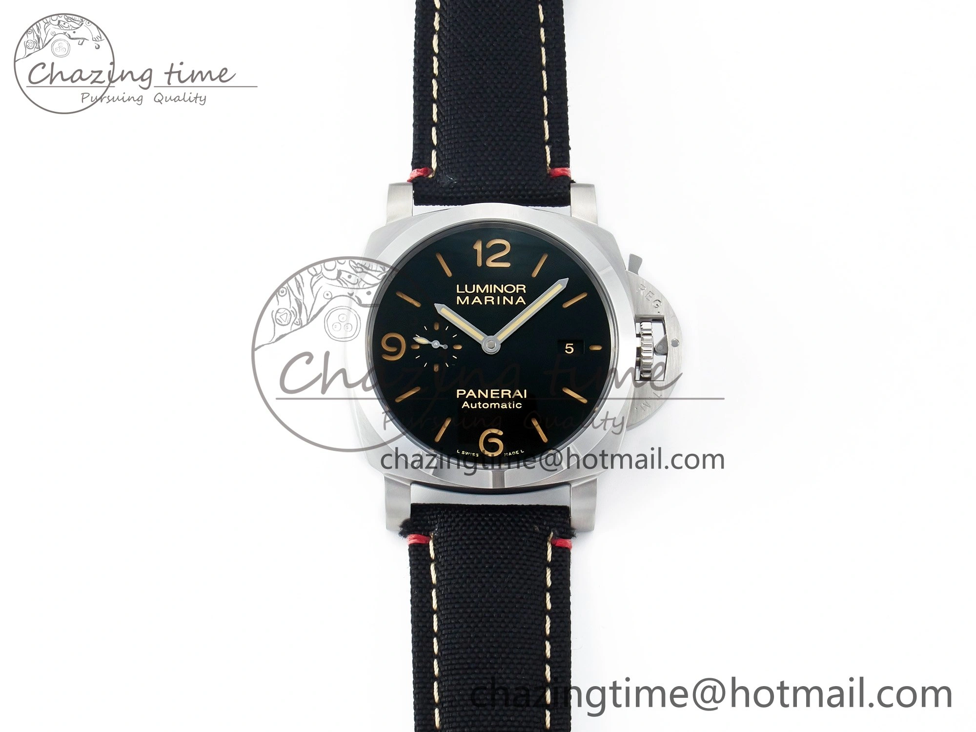 PAM1025 V TTF 1:1 Best Edition on Black Leather Strap P9010