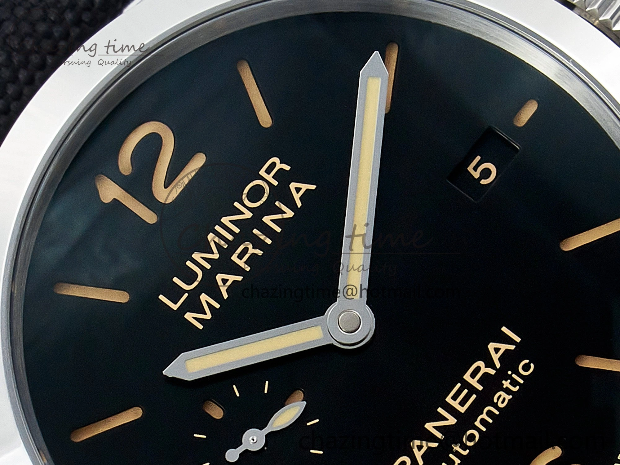 PAM1025 V TTF 1:1 Best Edition on Black Leather Strap P9010
