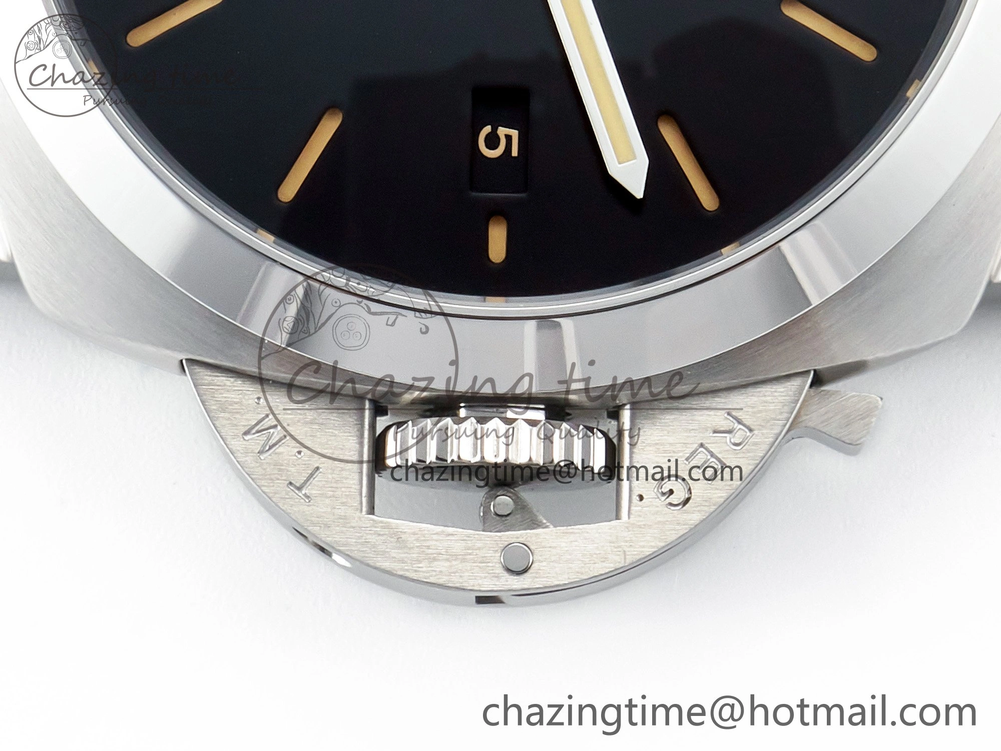 PAM1025 V TTF 1:1 Best Edition on Black Leather Strap P9010