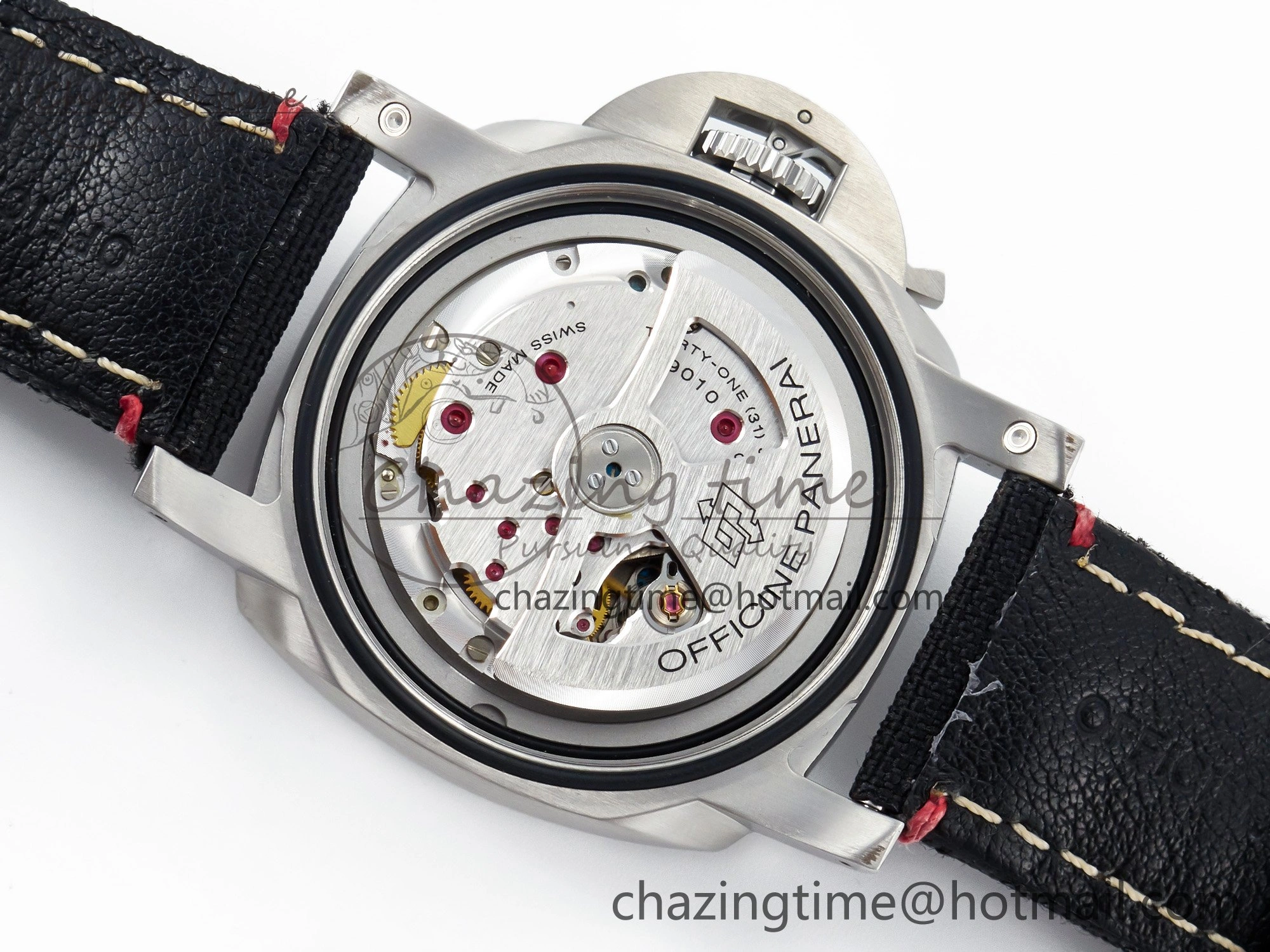 PAM1025 V TTF 1:1 Best Edition on Black Leather Strap P9010