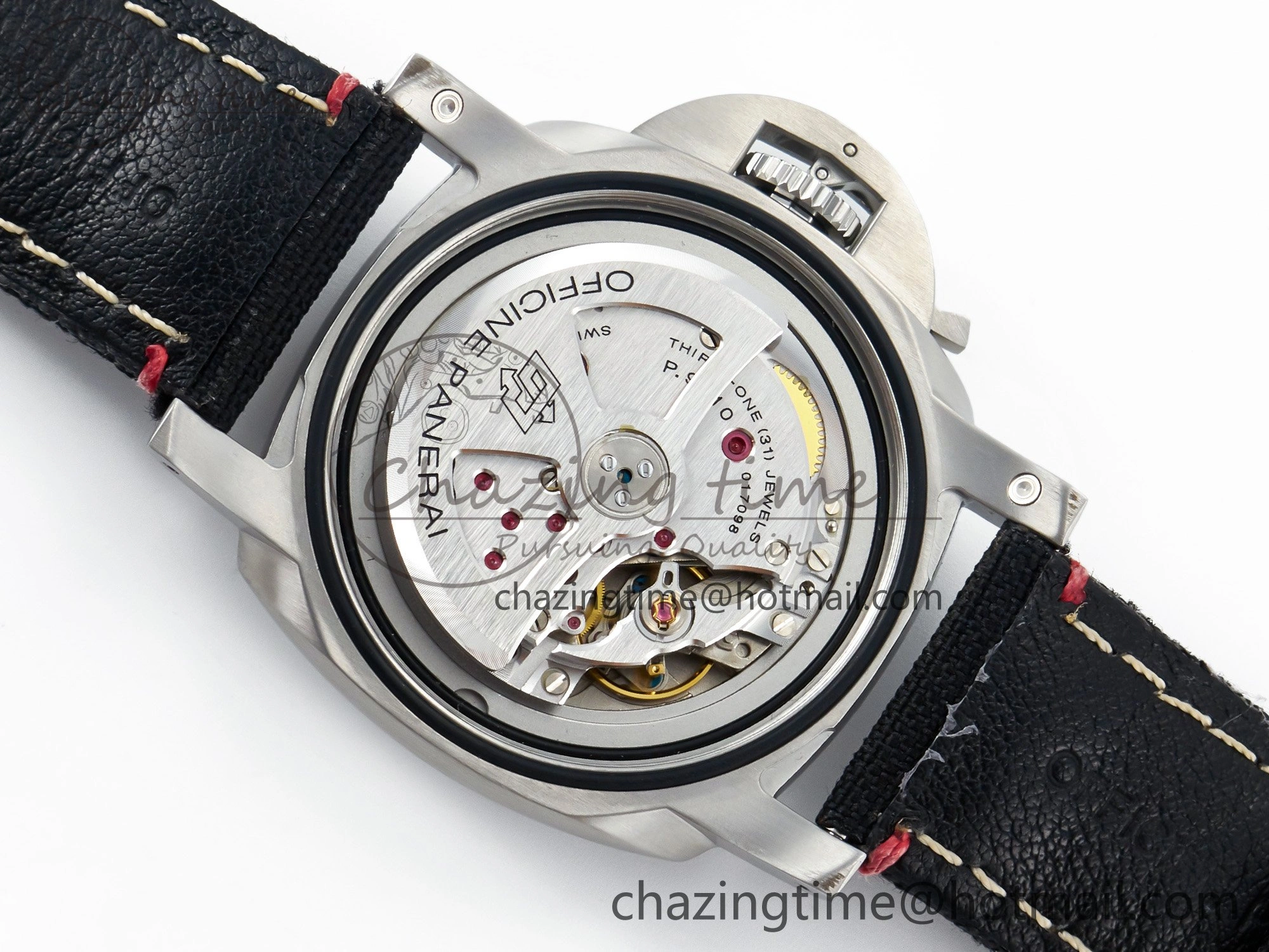 PAM1025 V TTF 1:1 Best Edition on Black Leather Strap P9010