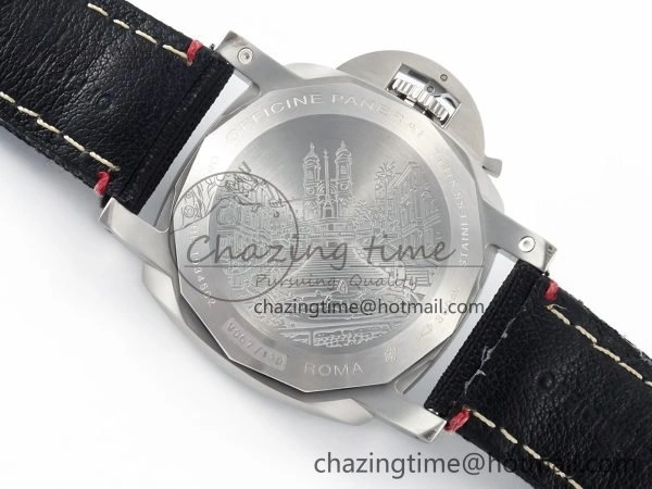 PAM1025 V TTF 1:1 Best Edition on Black Leather Strap P9010