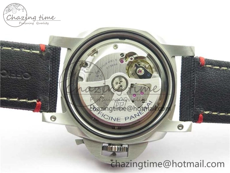 PAM1025 VSF 1:1 Best Edition Black Dial on Black Canvas Strap P.9010 Clone