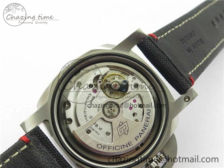PAM1025 VSF 1:1 Best Edition Black Dial on Black Canvas Strap P.9010 Clone