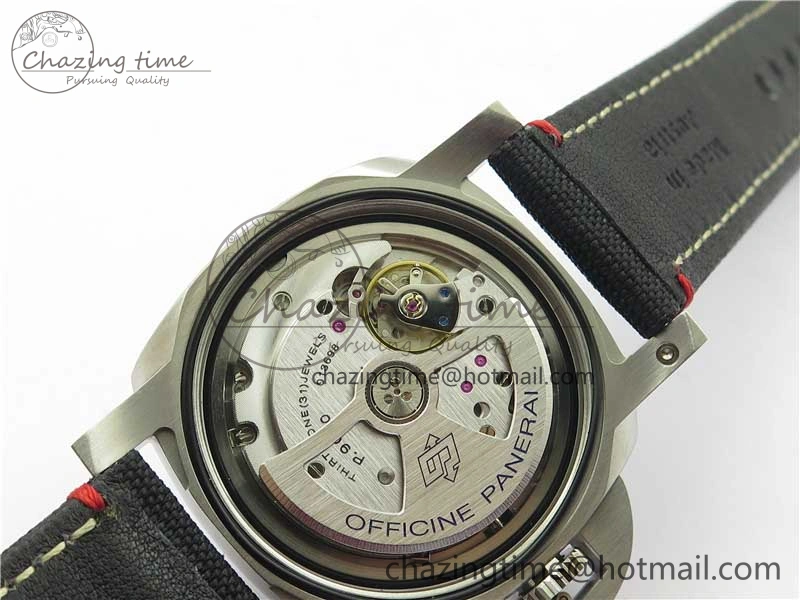 PAM1025 VSF 1:1 Best Edition Black Dial on Black Canvas Strap P.9010 Clone