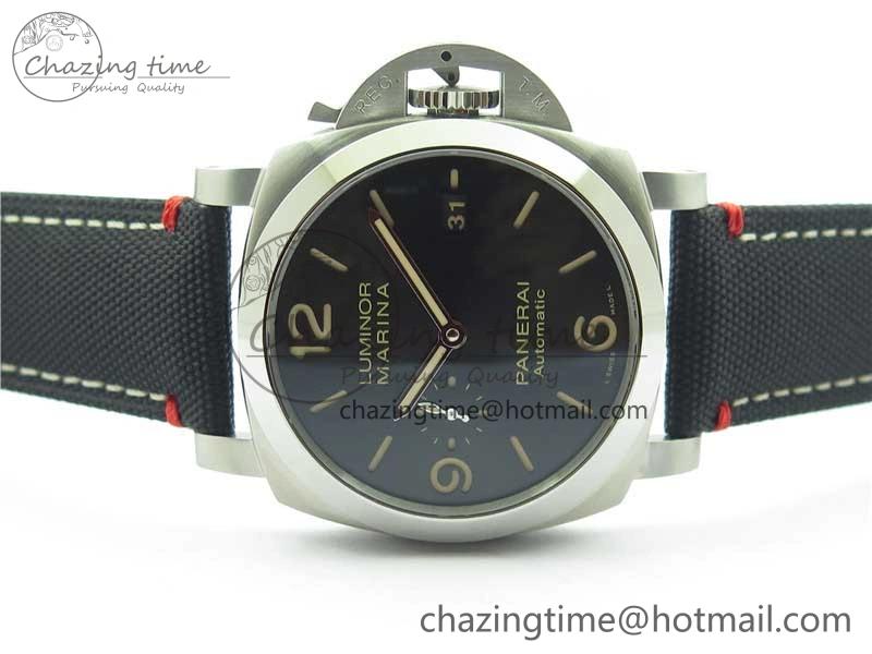 PAM1025 VSF 1:1 Best Edition Black Dial on Black Canvas Strap P.9010 Clone