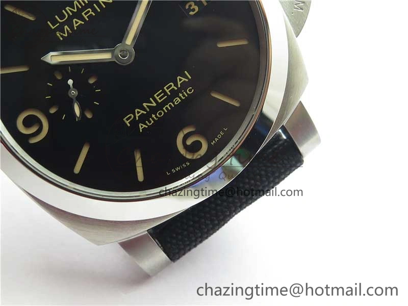 PAM1025 VSF 1:1 Best Edition Black Dial on Black Canvas Strap P.9010 Clone