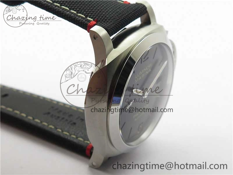 PAM1025 VSF 1:1 Best Edition Black Dial on Black Canvas Strap P.9010 Clone