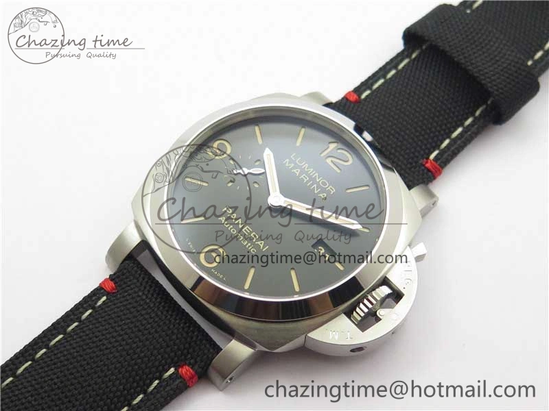 PAM1025 VSF 1:1 Best Edition Black Dial on Black Canvas Strap P.9010 Clone