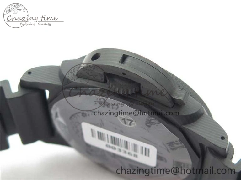 PAM1039 Carbotech VSF Best Edition Dark Grey Sail Dial on Rubber Strap P.9010 Clone (Free White Rubber Strap)