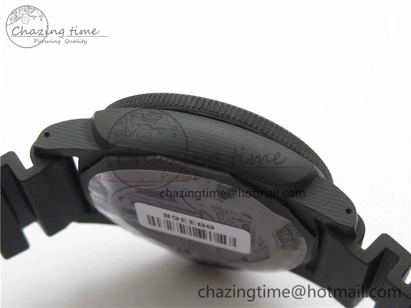 PAM1039 Carbotech VSF Best Edition Dark Grey Sail Dial on Rubber Strap P.9010 Clone (Free White Rubber Strap)