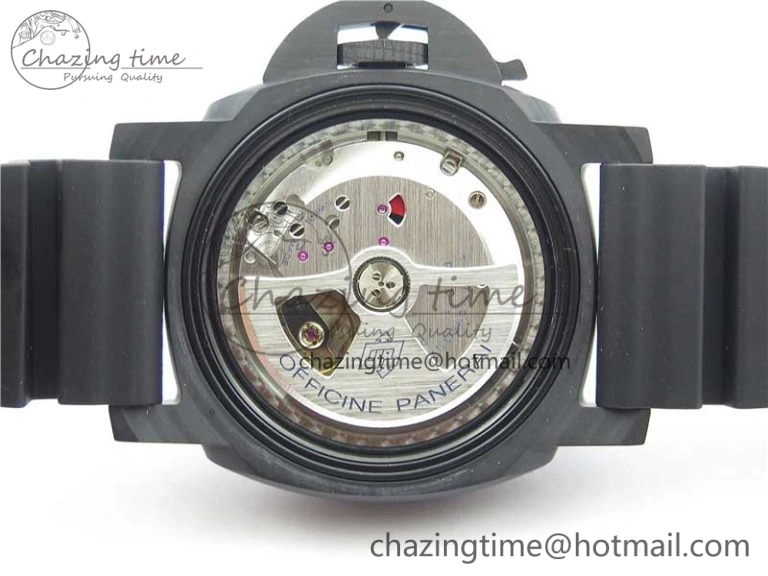 PAM1039 Carbotech VSF Best Edition Dark Grey Sail Dial on Rubber Strap P.9010 Clone (Free White Rubber Strap)
