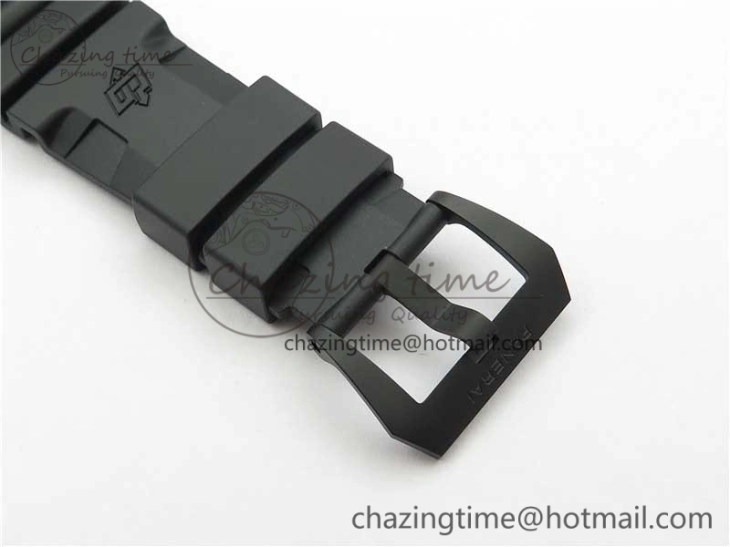 PAM1039 Carbotech VSF Best Edition Dark Grey Sail Dial on Rubber Strap P.9010 Clone (Free White Rubber Strap)