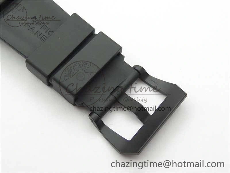 PAM1039 Carbotech VSF Best Edition Dark Grey Sail Dial on Rubber Strap P.9010 Clone (Free White Rubber Strap)