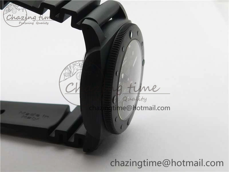 PAM1039 Carbotech VSF Best Edition Dark Grey Sail Dial on Rubber Strap P.9010 Clone (Free White Rubber Strap)