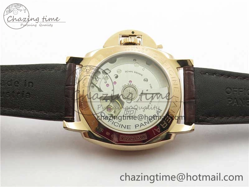 PAM1042 Luminor Due RG VSF Best Edition White Dial on Leather Strap AXXXIV