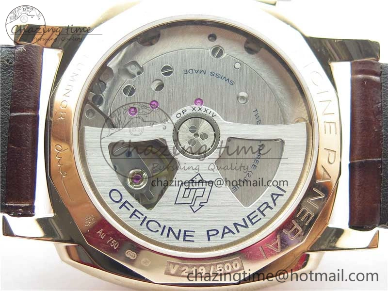 PAM1042 Luminor Due RG VSF Best Edition White Dial on Leather Strap AXXXIV