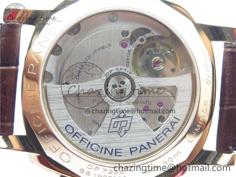 PAM1042 Luminor Due RG VSF Best Edition White Dial on Leather Strap AXXXIV