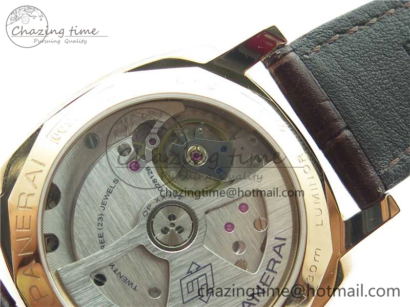 PAM1042 Luminor Due RG VSF Best Edition White Dial on Leather Strap AXXXIV
