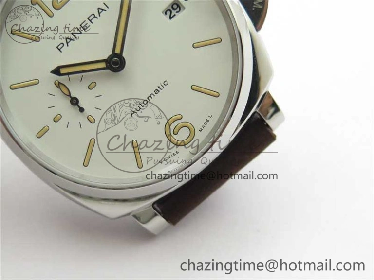 PAM1046 Luminor Due VSF Best Edition White Dial on Brown Asso Strap AXXXIV