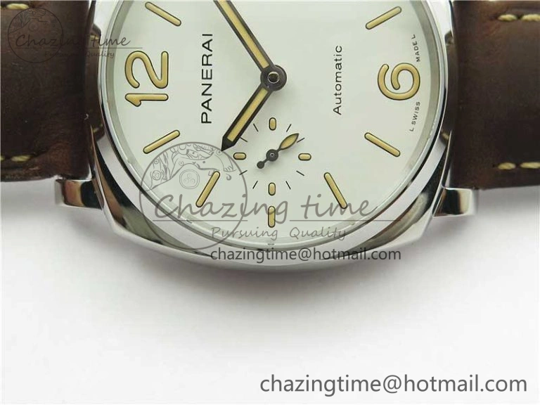 PAM1046 Luminor Due VSF Best Edition White Dial on Brown Asso Strap AXXXIV