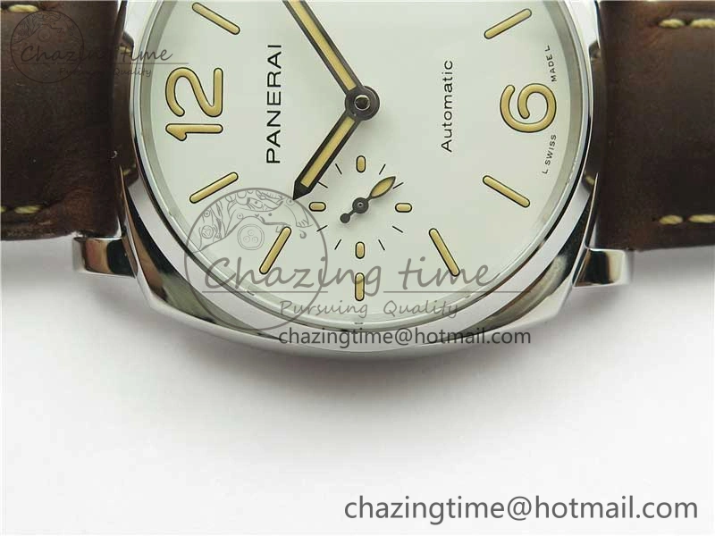 PAM1046 Luminor Due VSF Best Edition White Dial on Brown Asso Strap AXXXIV