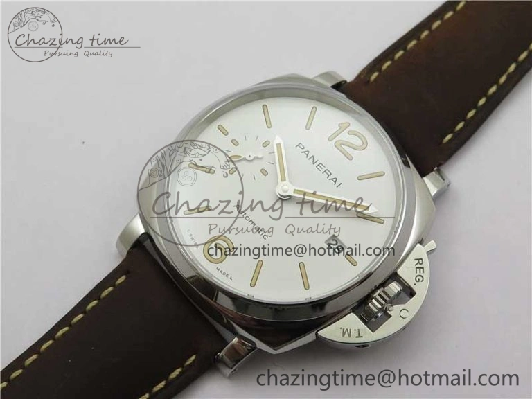 PAM1046 Luminor Due VSF Best Edition White Dial on Brown Asso Strap AXXXIV