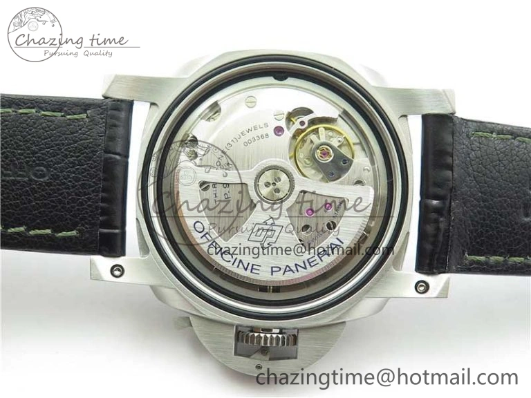 PAM1056 Luminor GMT VSF 1:1 Best Edition on Black Leather Strap P.9011 Clone